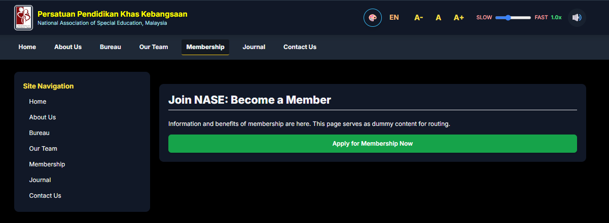 Membership call to action
